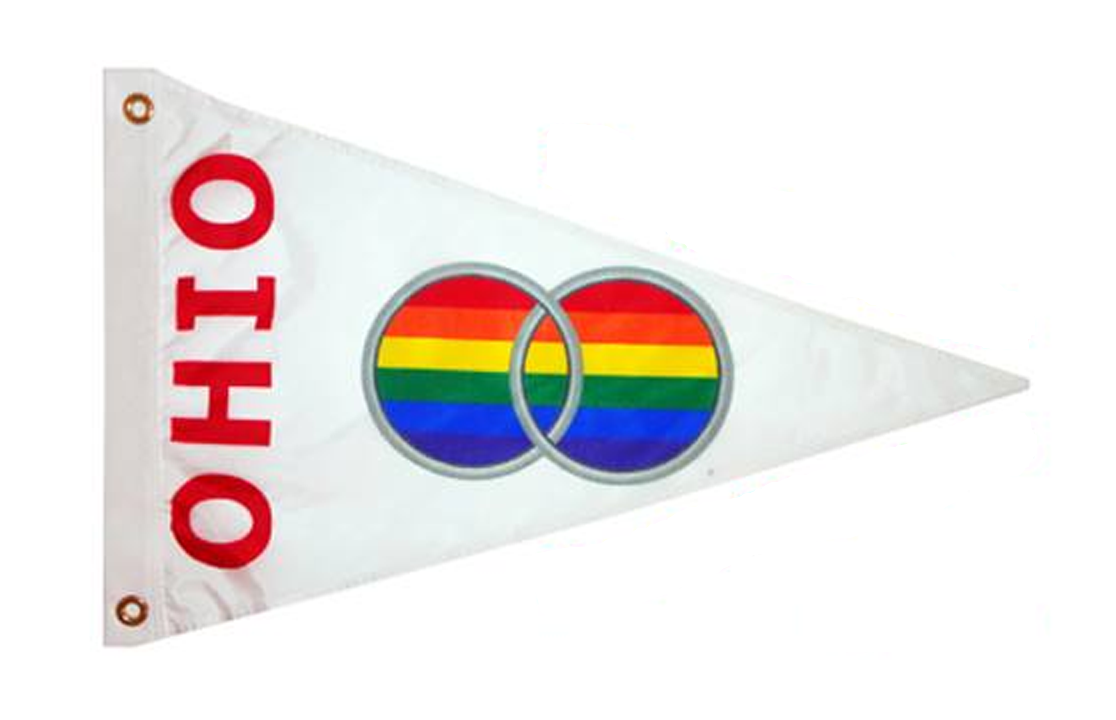 OHIO RALLY Marriage Pride Pennant