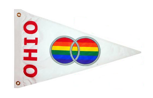 OHIO RALLY ORIGINAL Marriage Pride Pennant