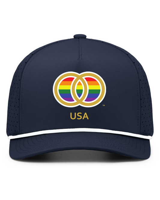 Marriage Pride PROVINCIALS USA Snapback Perforated Campaign Cord Cap