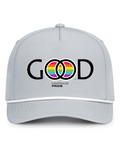 Marriage Pride GOOD Logo Snapback Perforated Campaign Cord Cap