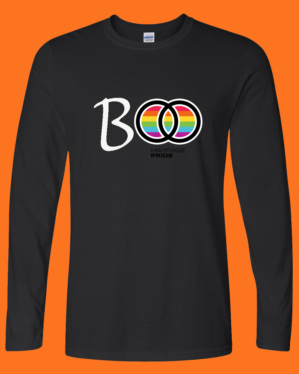 HOLIDAY Marriage Pride HALLOWEEN BOO Logo Unisex Long Sleeve T-Shirt
