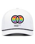 Marriage Pride LOGO LINE Large Logo Snapback Perforated Campaign Cord Cap