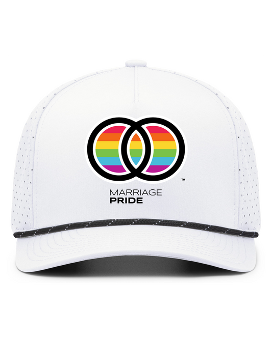 Marriage Pride LOGO Snapback Perforated Cap with Contrast Cord