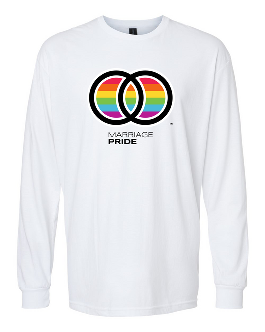 Marriage Pride Large Logo Unisex Long Sleeve T-Shirt