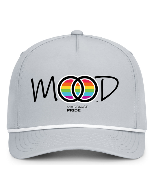 Marriage Pride MOOD Logo Snapback Perforated Campaign Cord Cap