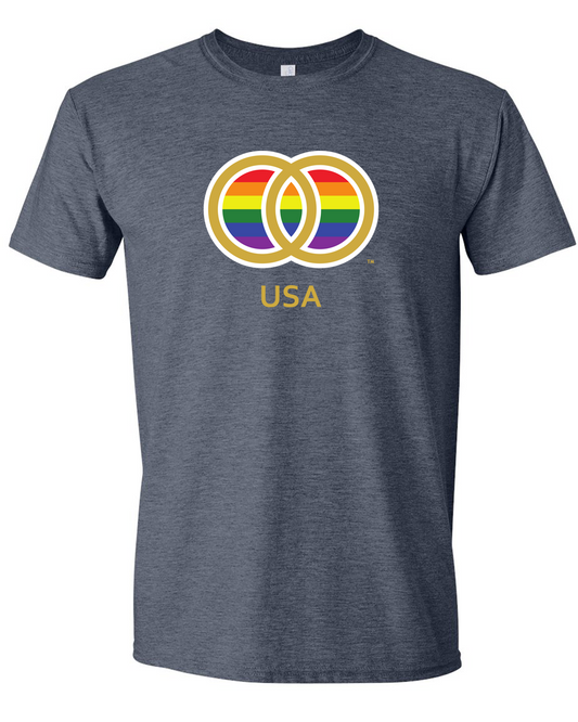 Marriage Pride PROVINCIAL USA Unisex Short Sleeve T-Shirt