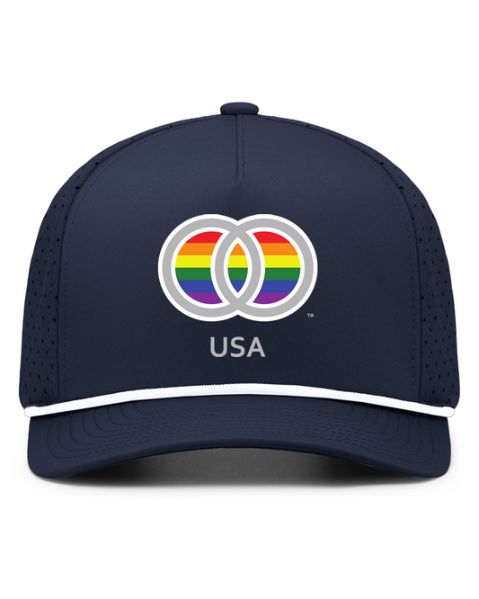 Marriage Pride PROVINCIALS USA Snapback Perforated Campaign Cord Cap