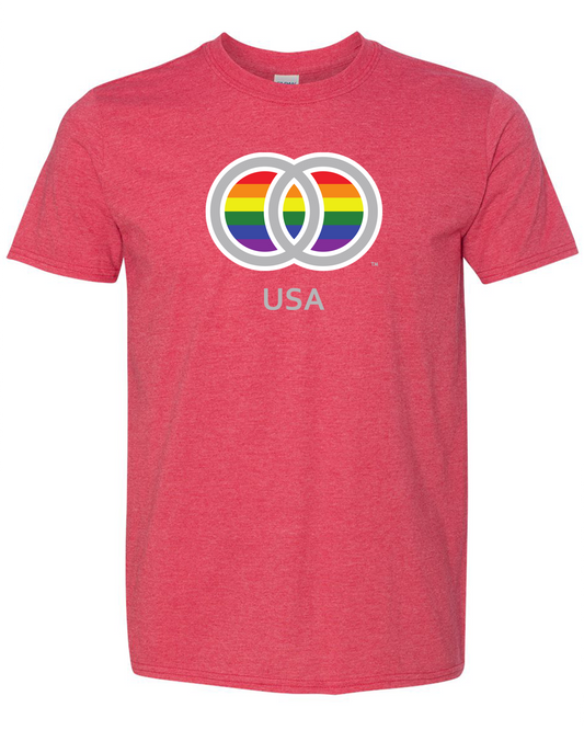 Marriage Pride PROVINCIAL USA Unisex Short Sleeve T-Shirt