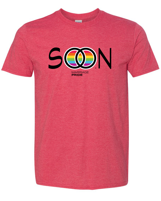 Marriage Pride SOON Logo Unisex Short Sleeve T-Shirt